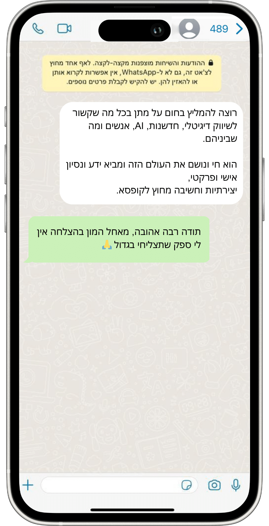 המלצה 1